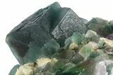 Seafoam-Green, Cubic Fluorite (Large Crystals) - Huanggang Mine #182654-1